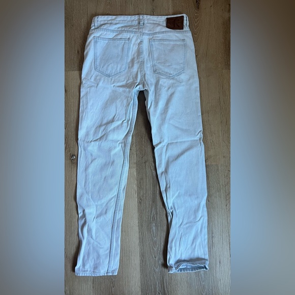 Men’s Calvin Klein Light Washed Slim fit Denim Jeans 30 x 32 - Picture 3 of 7